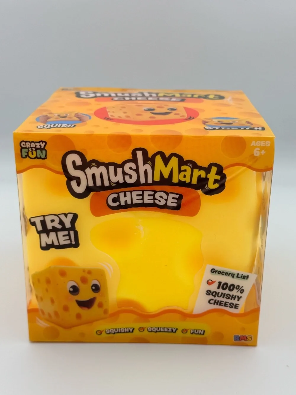 RMS:Crazy Fun- Squish Mart Cheese- FiveBelow Squish